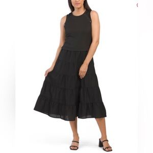 Elegant Black Sleeveless Dress